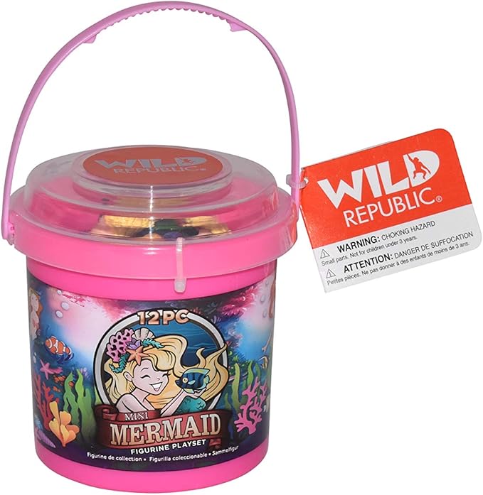 Wild Republic Mini Bucket - Mermaid