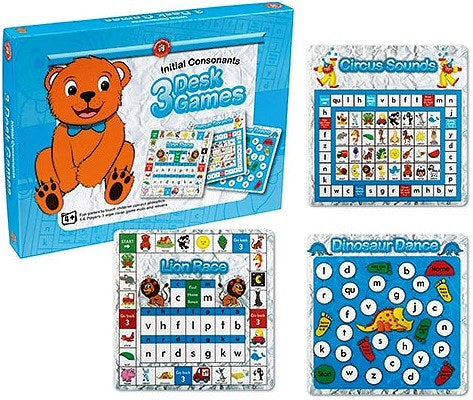 3 Desk Games - Initial consonants