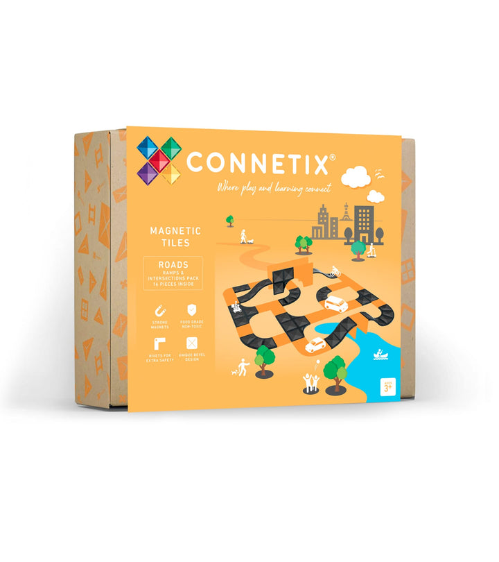 Connetix Tiles Ramps & Intersections Pack 16 pc