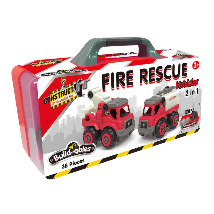 Build - ables - Fire Rescue Vehicles 2 in 1 - #HolaNanu#NDIS #creativekids