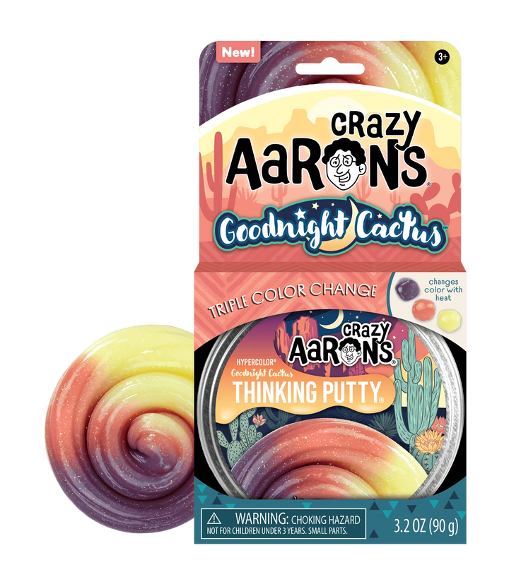 Crazy Aaron’s Trendsetters Thinking Putty - Goodnight Cactus