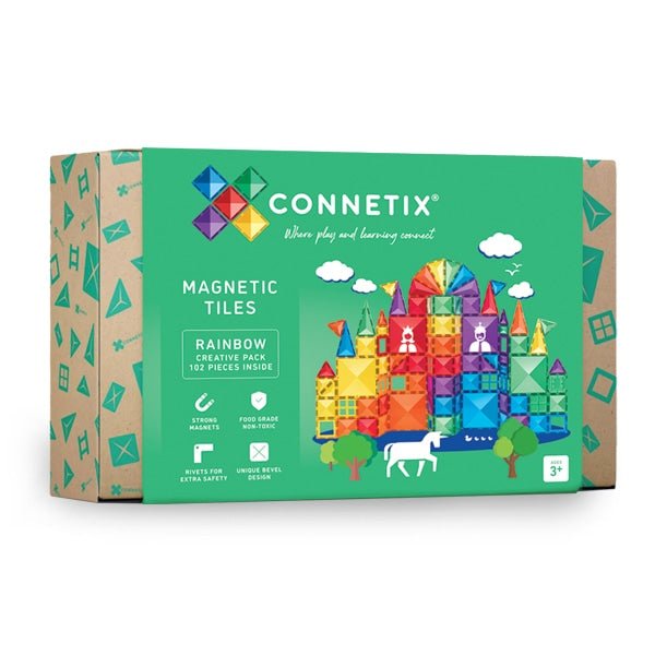 Connetix Tiles Rainbow Creative Pack 102 pc - #HolaNanu#NDIS #creativekids