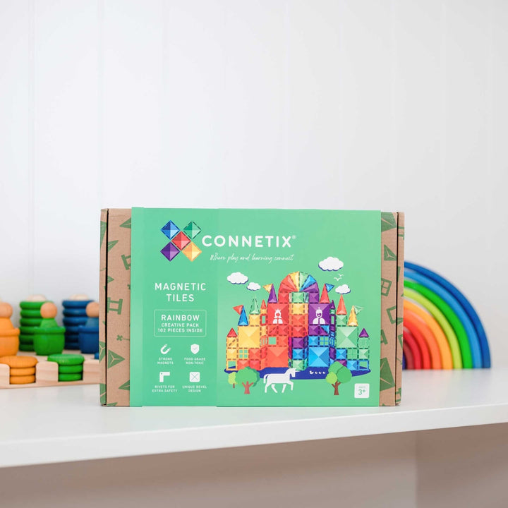 Connetix Tiles Rainbow Creative Pack 102 pc - #HolaNanu#NDIS #creativekids