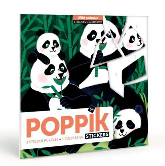 Poppik Panda 3 Sticker Puzzles