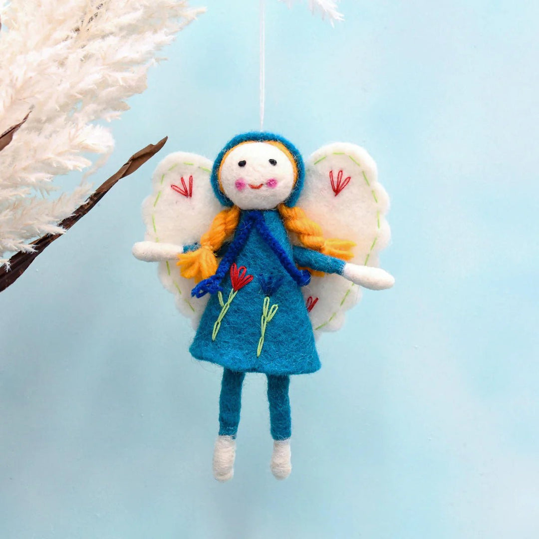 Tara Treasures Felt Flower Fairy - Blue Dress - #HolaNanu#NDIS #creativekids