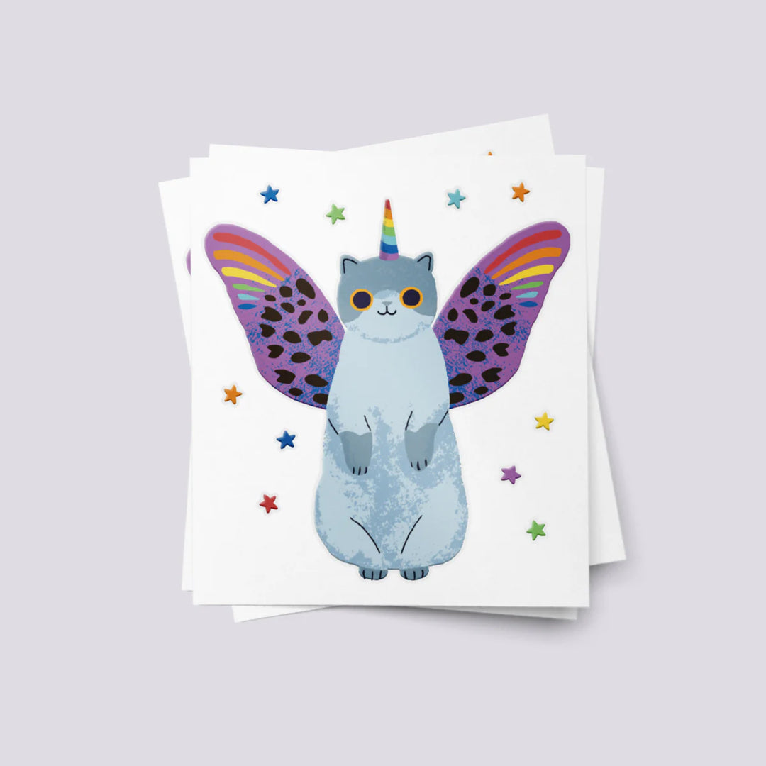 Ducky Street Caticorn Temporary Tattoos