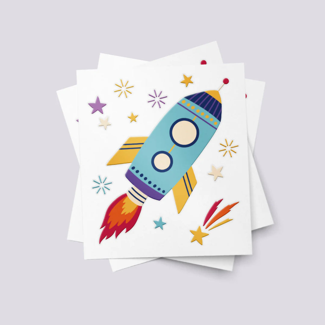 Ducky Street Rocket Temporary Tattoos