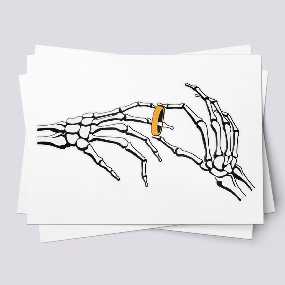 Ducky Street Ring Temporary Tattoos
