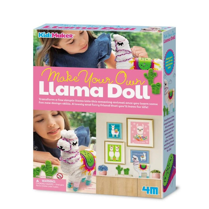 4M - KidzMaker - Make Your Own Llama Doll - #HolaNanu#NDIS #creativekids
