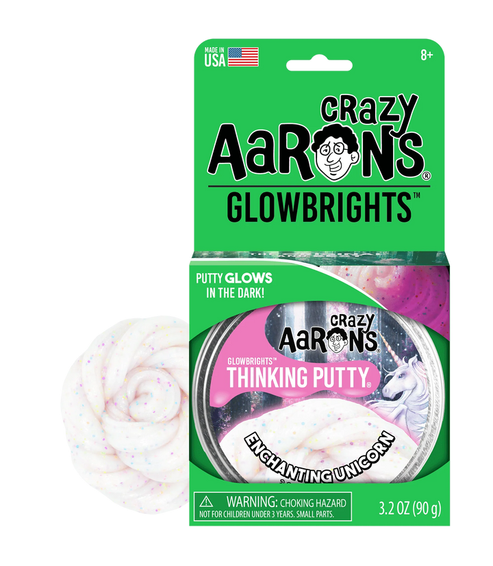 Crazy Aaron’s Glowbrights Thinking Putty – Enchanting Unicorn
