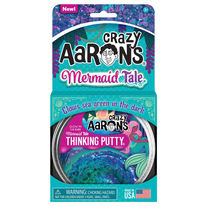 Crazy Aaron’s Glowbrights Thinking Putty – Mermaid Tale