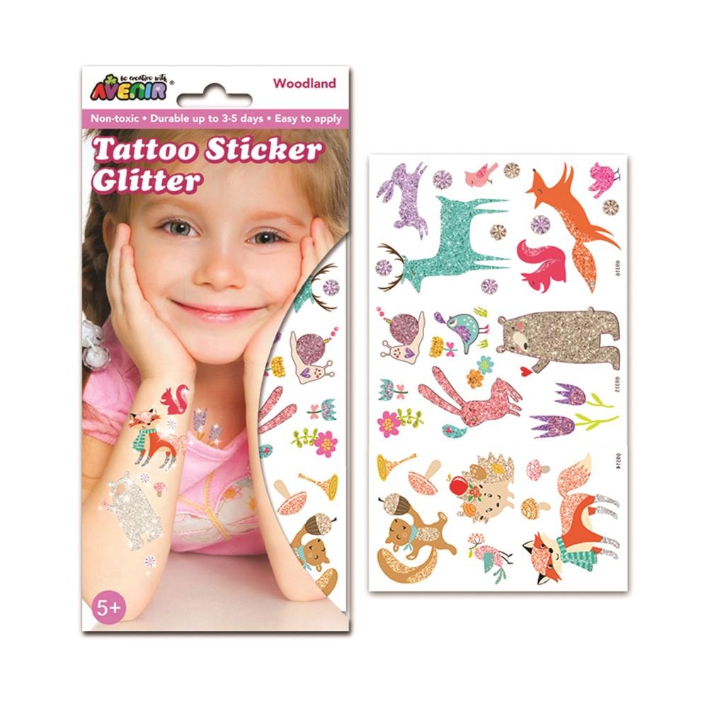 Avenir Glitter Tattoo - Woodland - #HolaNanu#NDIS #creativekids