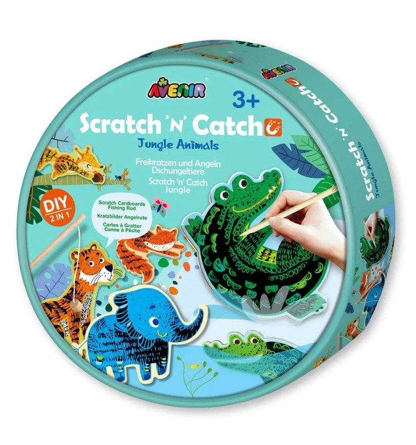 Avenir - Scratch N Catch - Jungle Animals - #HolaNanu#NDIS #creativekids