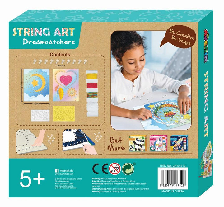 Avenir String Art - Dream Catcher - #HolaNanu#NDIS #creativekids