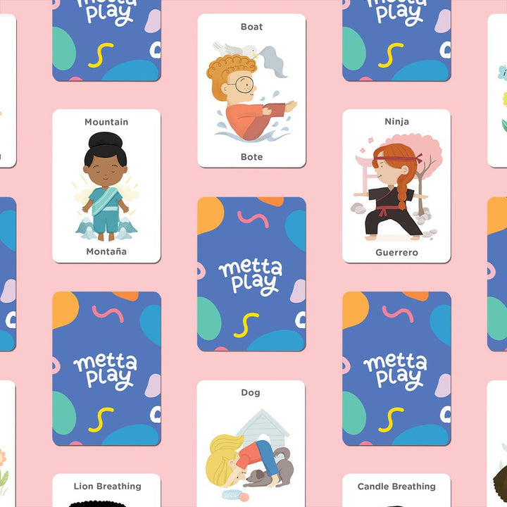 Bilingual Spanish - English Yoga Cards - #HolaNanu#NDIS #creativekids