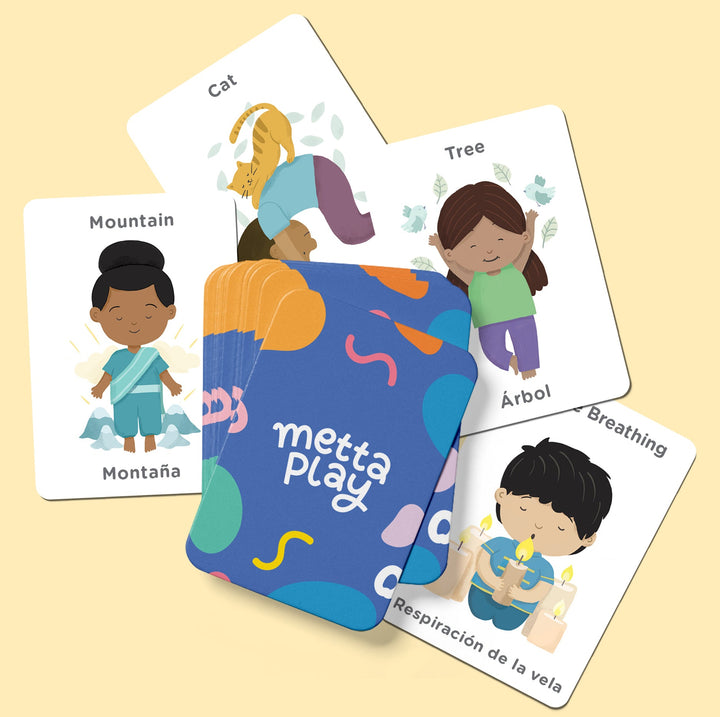 Bilingual Spanish - English Yoga Cards - #HolaNanu#NDIS #creativekids