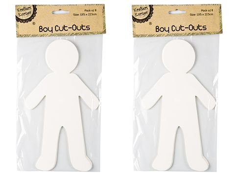 Boy Cut Outs - #HolaNanu#NDIS #creativekids