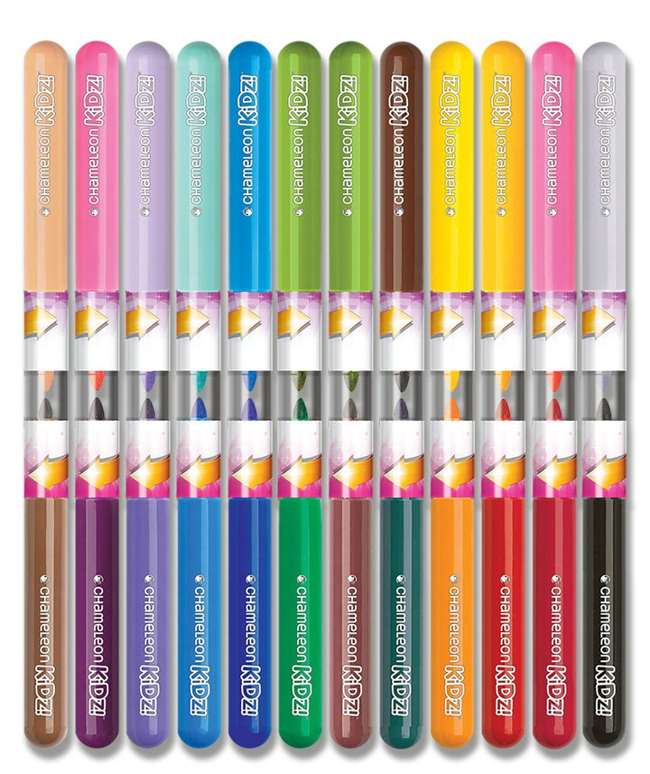 Chameleon Kidz™ Blend & Spray 24 Marker Creativity Kit - #HolaNanu#NDIS #creativekids