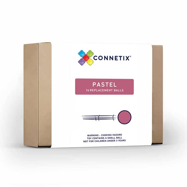 Connetix Tiles 16 Pc Pastel Replacement Ball Pack - #HolaNanu#NDIS #creativekids