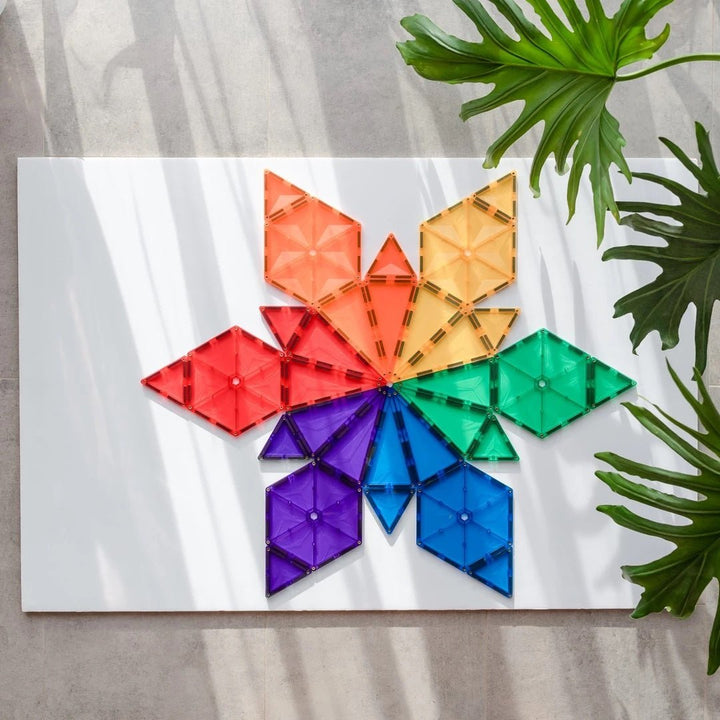Connetix Tiles Rainbow Geometry Pack 30 pc - #HolaNanu#NDIS #creativekids