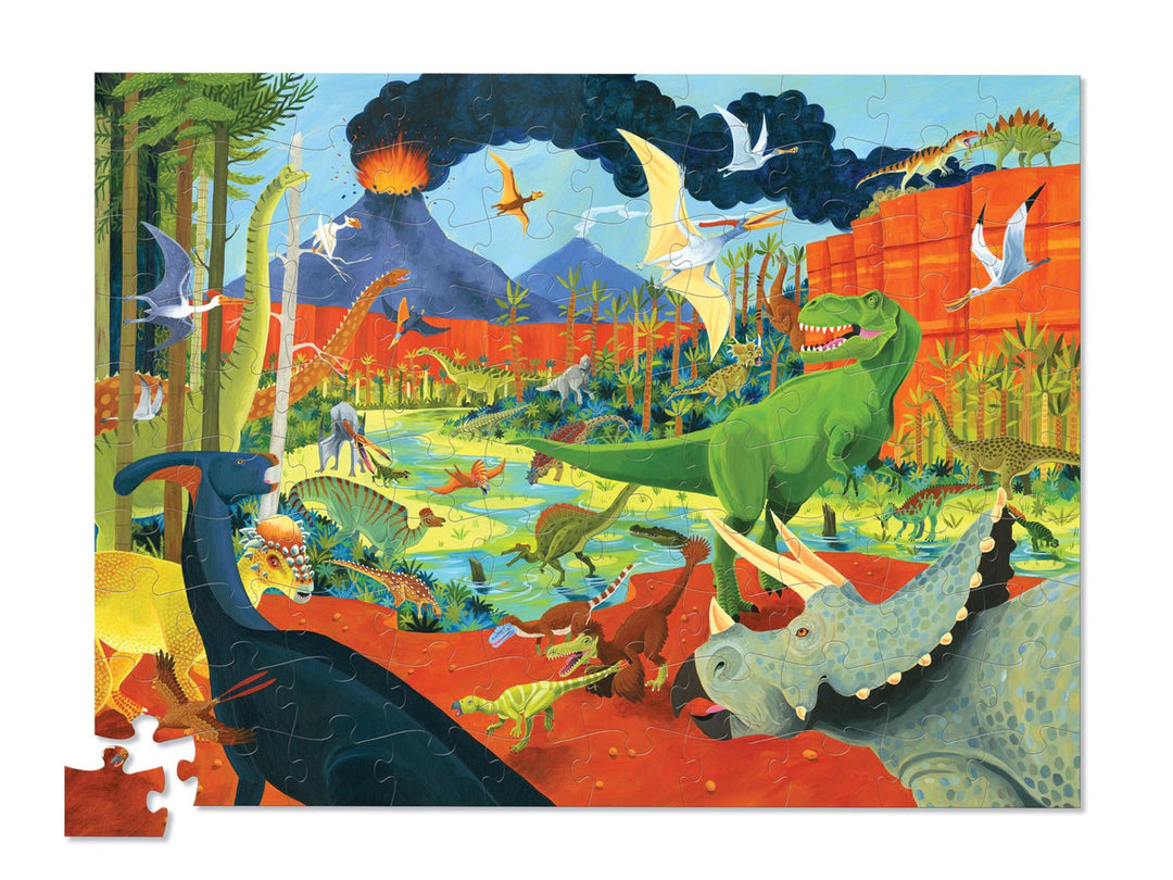 Crocodile Creek 36 Animal Puzzle 100 pc - Dinosaurs - #HolaNanu#NDIS #creativekids