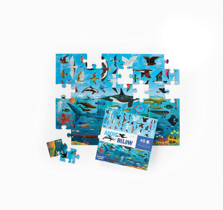 Crocodile Creek Above & Below Puzzle 48 pc - Sea and Sky - #HolaNanu#NDIS #creativekids