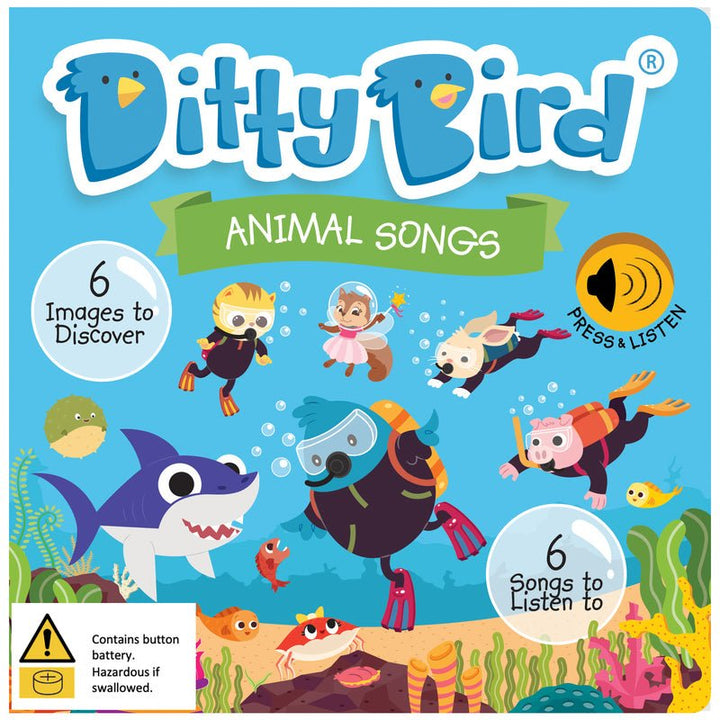 Ditty Bird Animal Songs Board Book - #HolaNanu#NDIS #creativekids