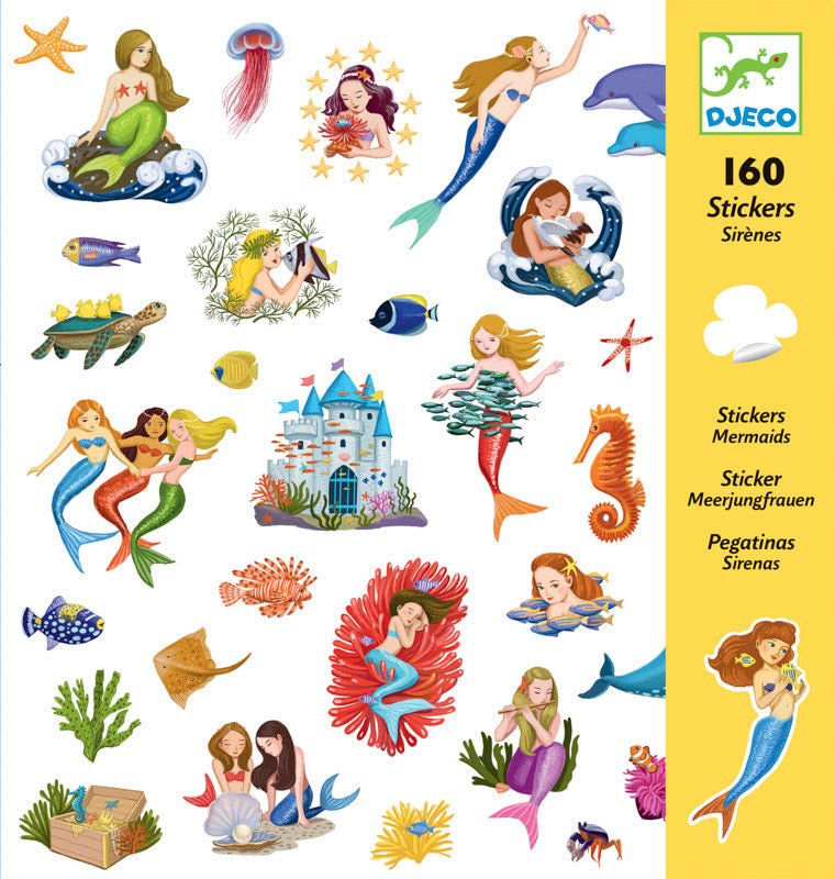 Djeco Mermaids Stickers - #HolaNanu#NDIS #creativekids