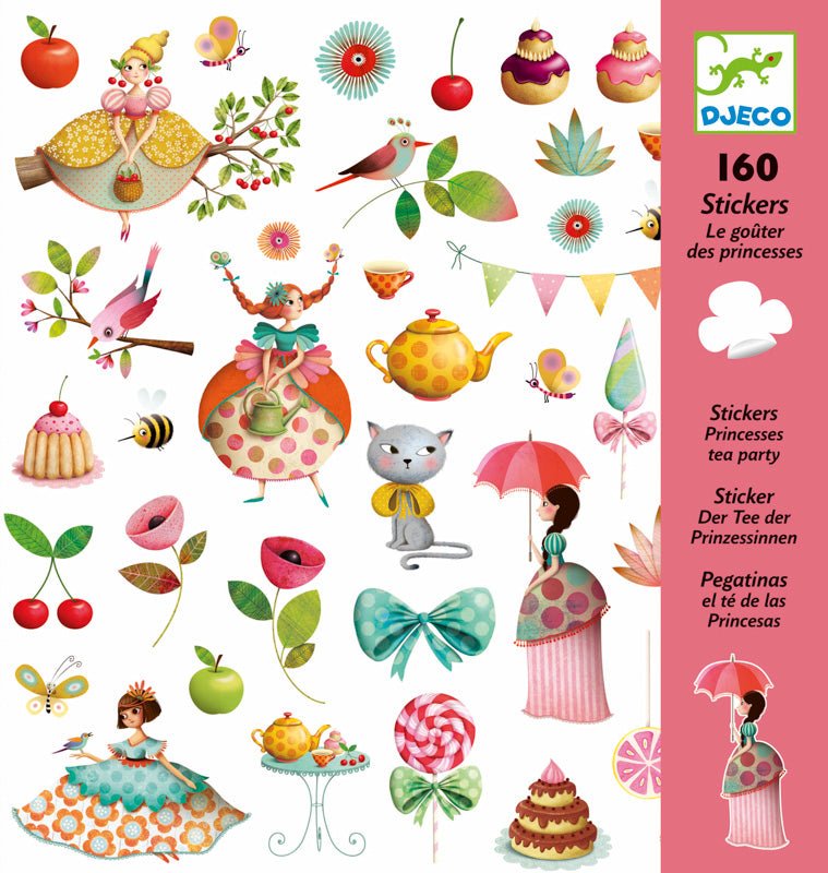 Djeco Tea Party Stickers - #HolaNanu#NDIS #creativekids