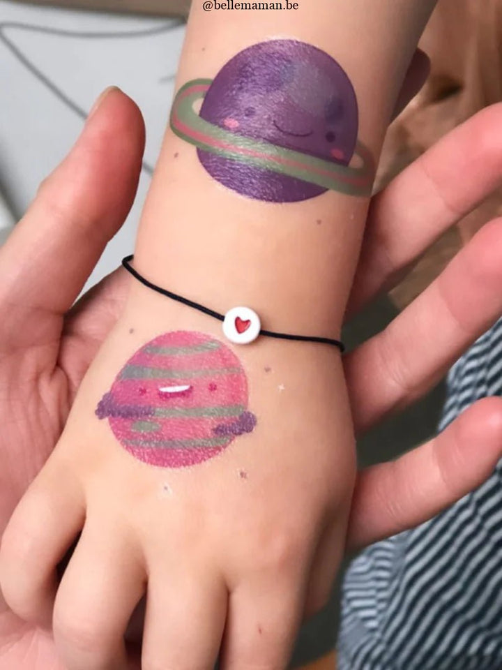 Ducky Street Planets Temporary Tattoos - #HolaNanu#NDIS #creativekids