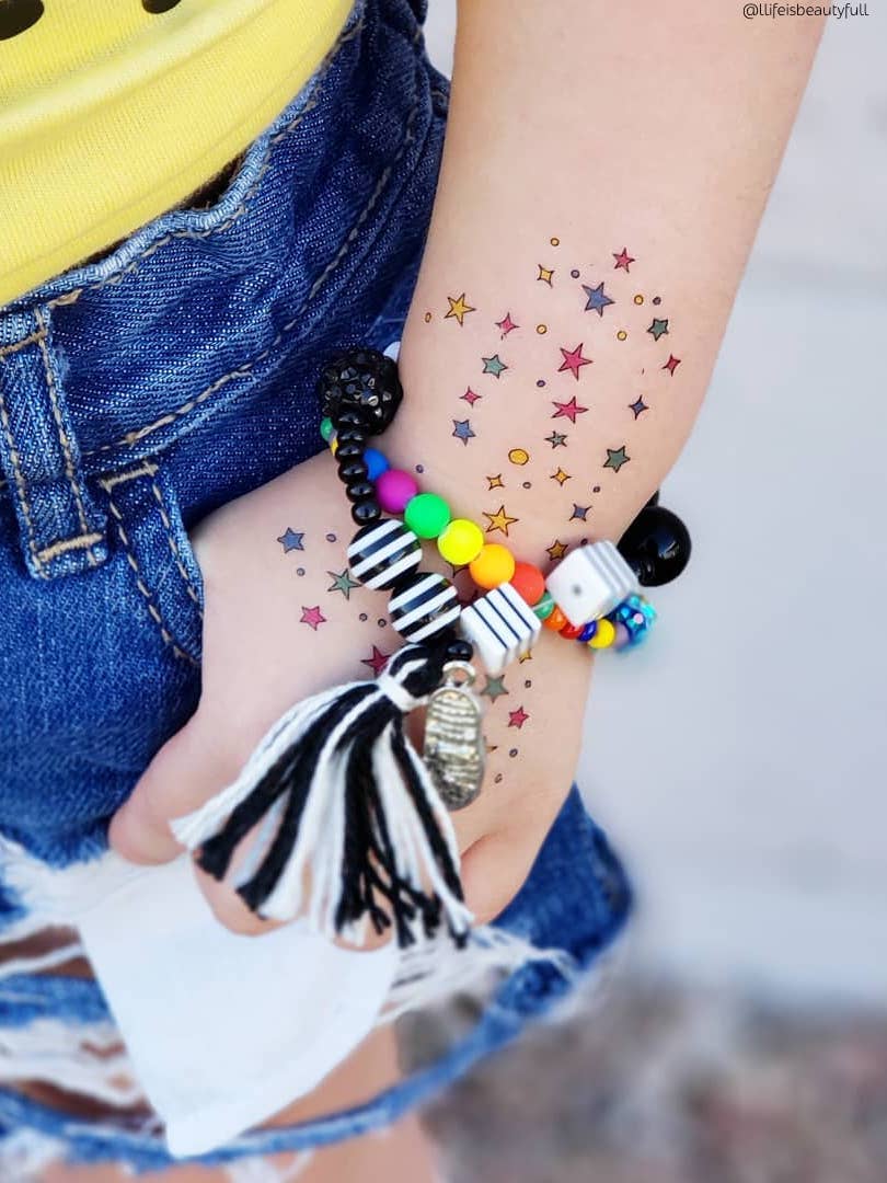 Ducky Street Star Freckles Temporary Tattoos - #HolaNanu#NDIS #creativekids