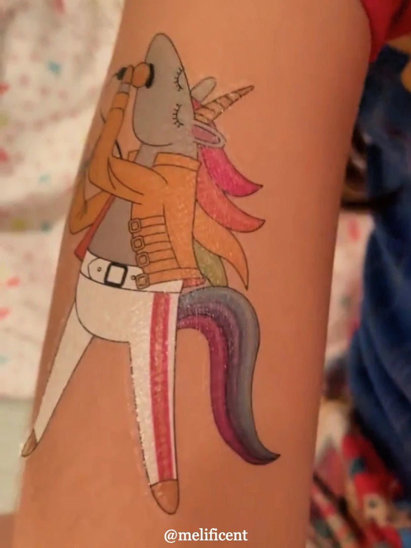 Ducky Street Unicorn Freddie Temporary Tattoos - #HolaNanu#NDIS #creativekids