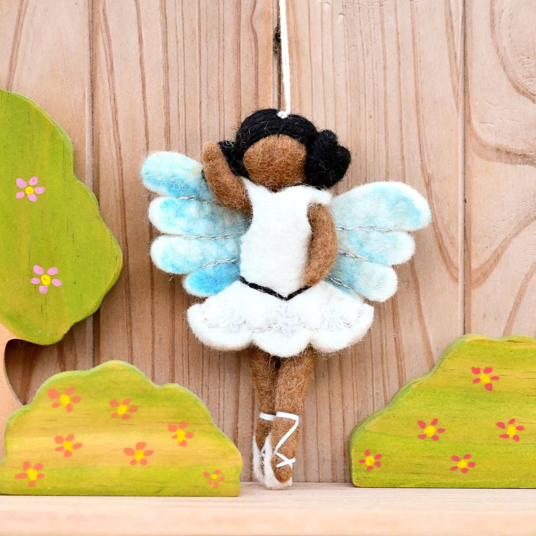 Felt Waldorf Ballerina - White Dress - #HolaNanu#NDIS #creativekids