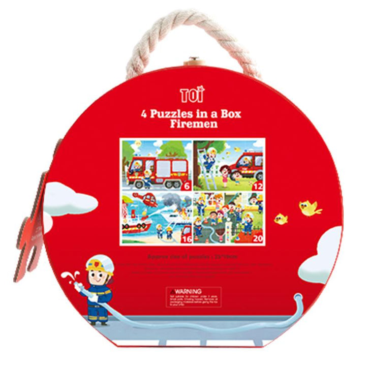 Firemen 4 in 1 puzzle - #HolaNanu#NDIS #creativekids