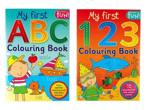 Fun Learning Colouring Books Bundle - #HolaNanu#NDIS #creativekids