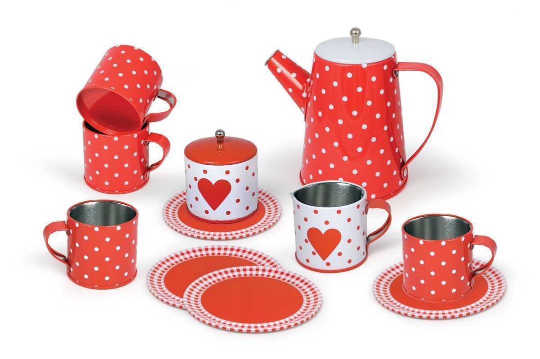 Heart Tin Tea Set & Mug - #HolaNanu#NDIS #creativekids