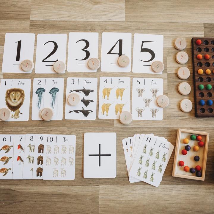 Jo Collier's "Nature's 123" Flashcards - #HolaNanu#NDIS #creativekids