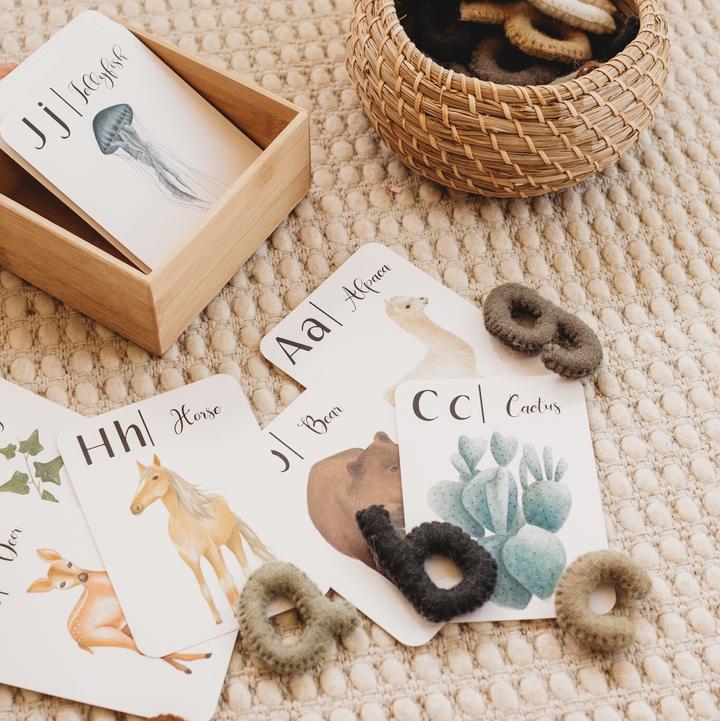 Jo Collier's "Nature's ABC" Flashcards - #HolaNanu#NDIS #creativekids