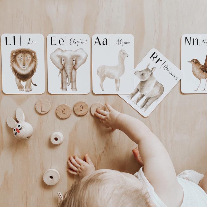 Jo Collier's "Nature's ABC" Flashcards - #HolaNanu#NDIS #creativekids