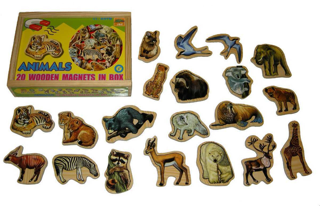 Magnetic animals wooden box - #HolaNanu#NDIS #creativekids