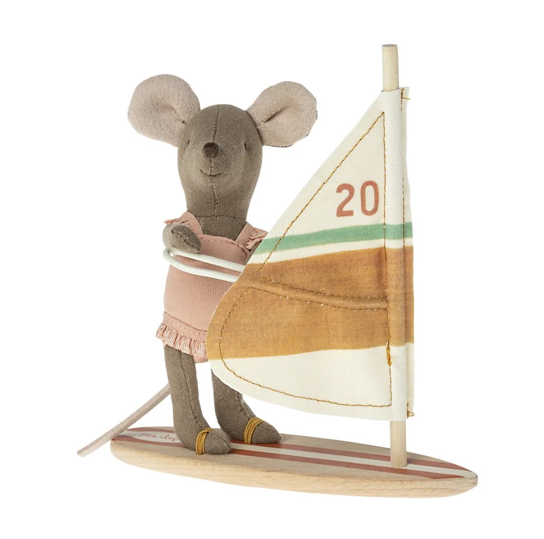 Maileg Little Sister Beach Mouse Surfer - #HolaNanu#NDIS #creativekids