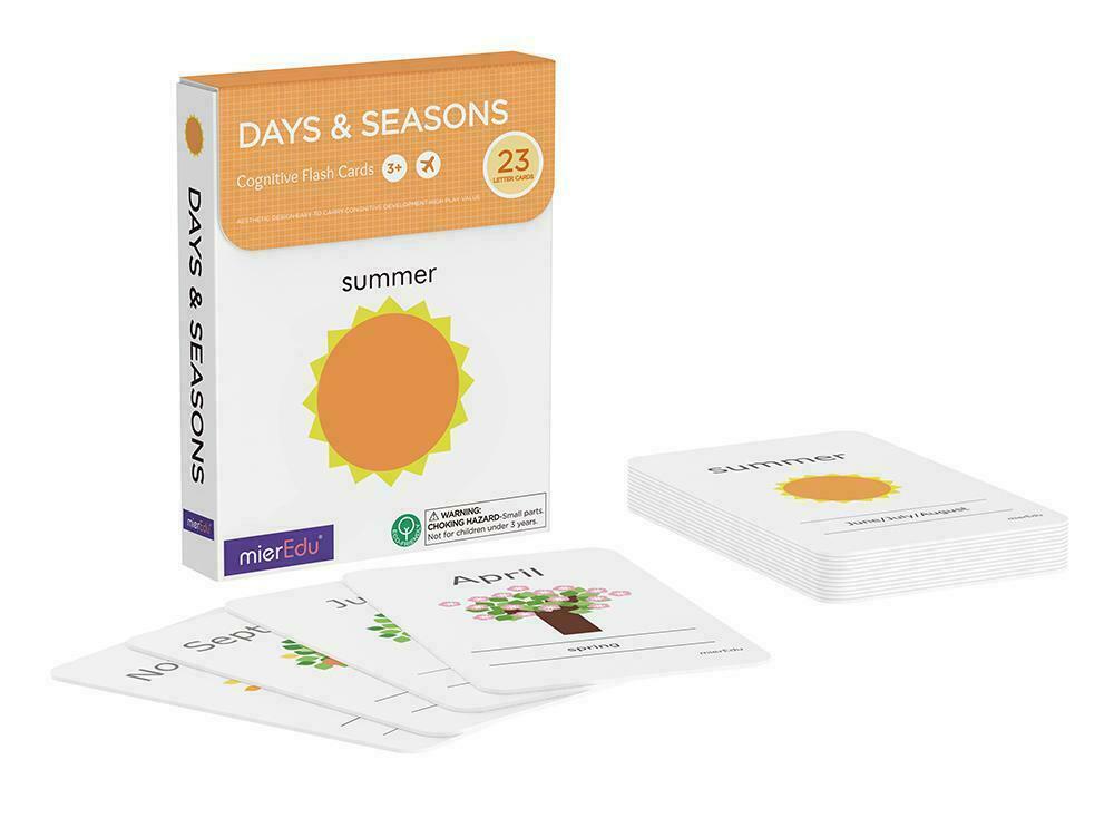 MierEdu Cognitive flash card - Days & Seasons - #HolaNanu#NDIS #creativekids