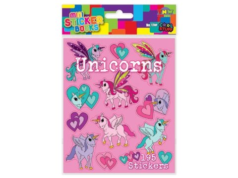 Mini Sticker Book - Unicorns - #HolaNanu#NDIS #creativekids