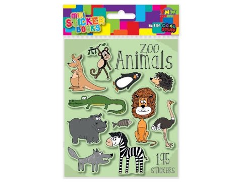 Mini Sticker Book - Zoo Animals - #HolaNanu#NDIS #creativekids