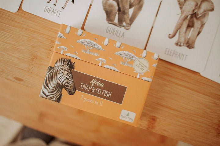 Modern Monty Africa Snap & Go Fish Game - #HolaNanu#NDIS #creativekids