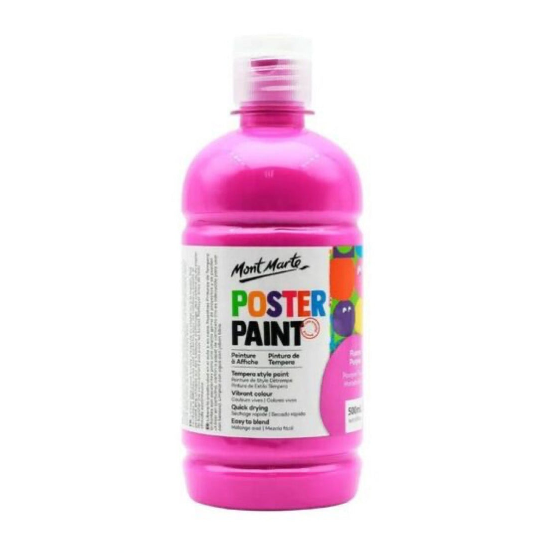 Mont Marte Fluoro Poster Paint 500ml - Purple - #HolaNanu#NDIS #creativekids