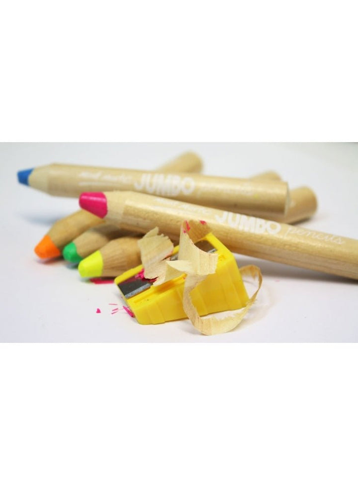 Mont Marte Jumbo Fluoro Pencils 6pc - #HolaNanu#NDIS #creativekids