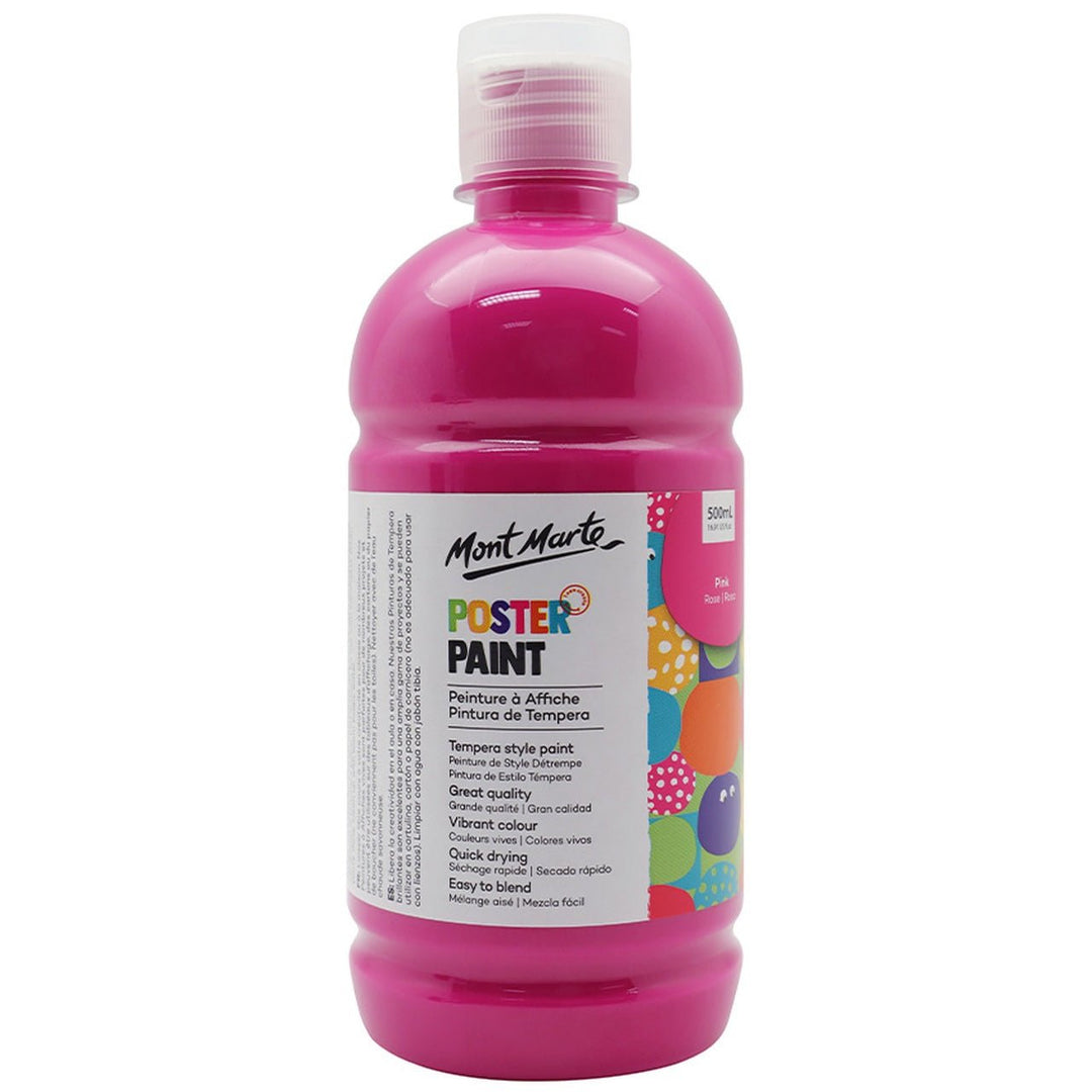 Mont Marte Poster Paint 500ml - Magenta - #HolaNanu#NDIS #creativekids