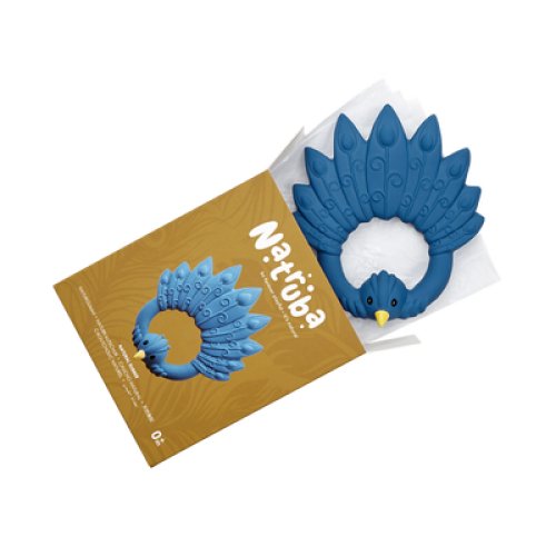 Natruba Teether Peacock - Blue - #HolaNanu#NDIS #creativekids