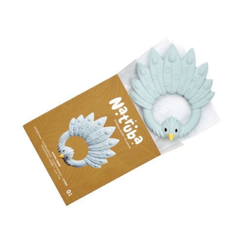 Natruba Teether Peacock - Light Blue - #HolaNanu#NDIS #creativekids